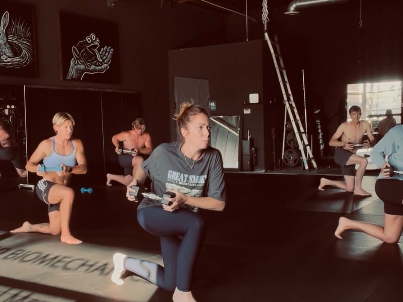Group functional training class